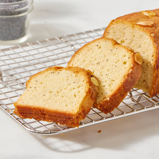 Almond Poppyseed Bread Sliced - Bakehouse Bread Company