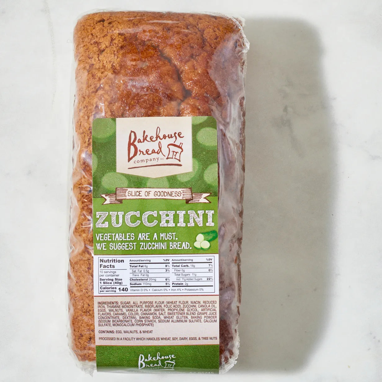 Zucchini Bread - Bakehouse Bread Company